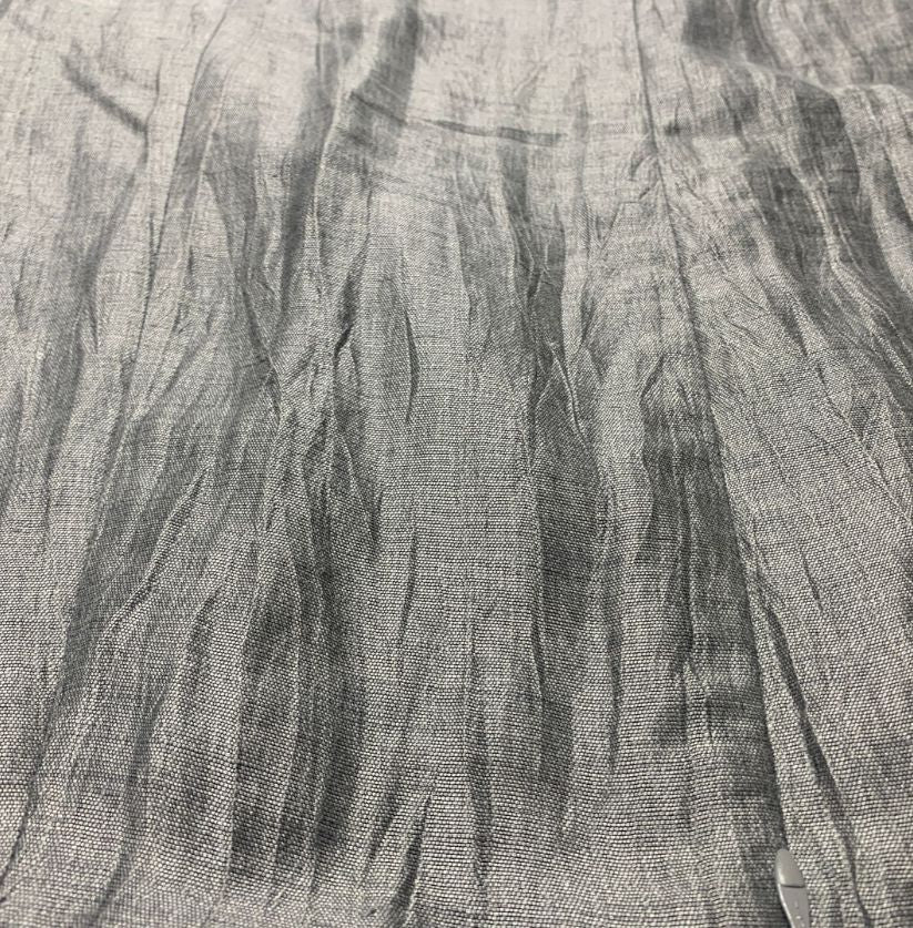 MARCONA Grey Crinkle Fabric Co-ord Set