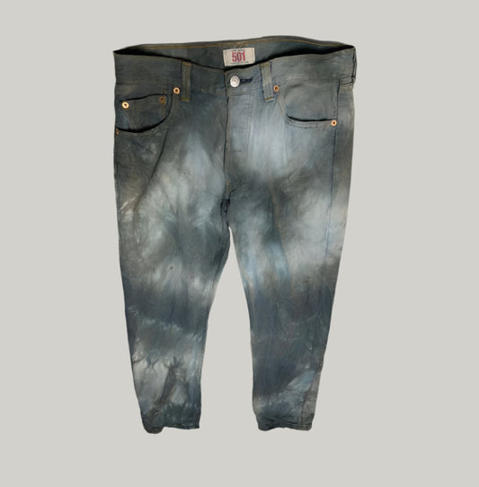 Vintage Levi's 501 Jeans – Custom Bleach Tie-Dye