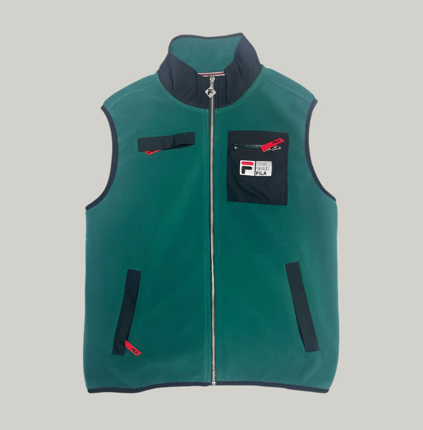 Fila Green Fleece Vest