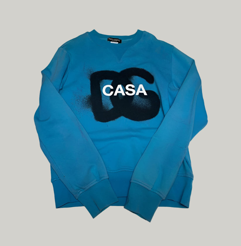 Dolce & Gabbana Blue Sweatshirt
