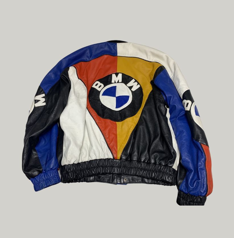 BMW Multi-Color Leather Racing Jacket