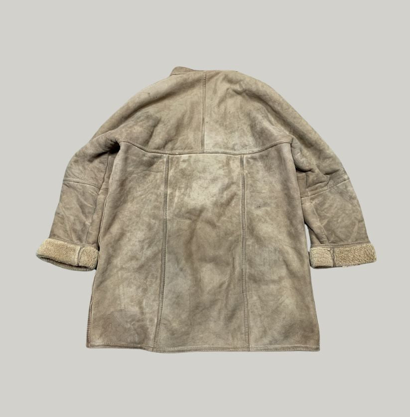 Full Length Tan Sheepskin Coat