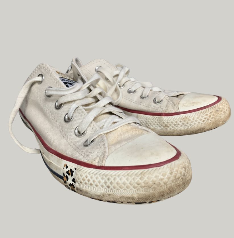 White Converse Low Top Sneakers