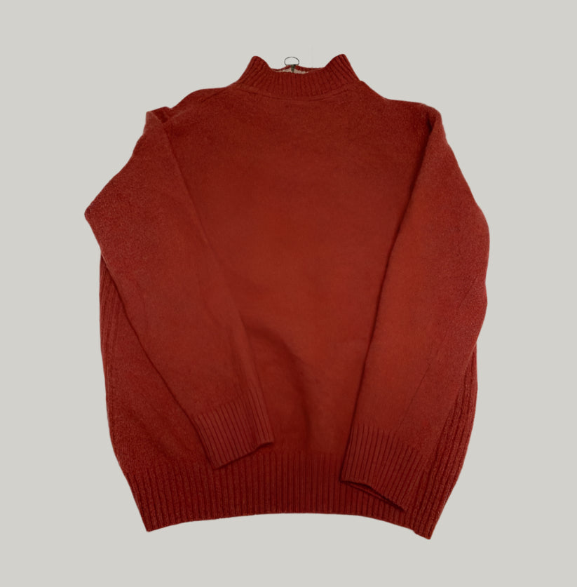Barbour Rust Orange Jumper Sweater