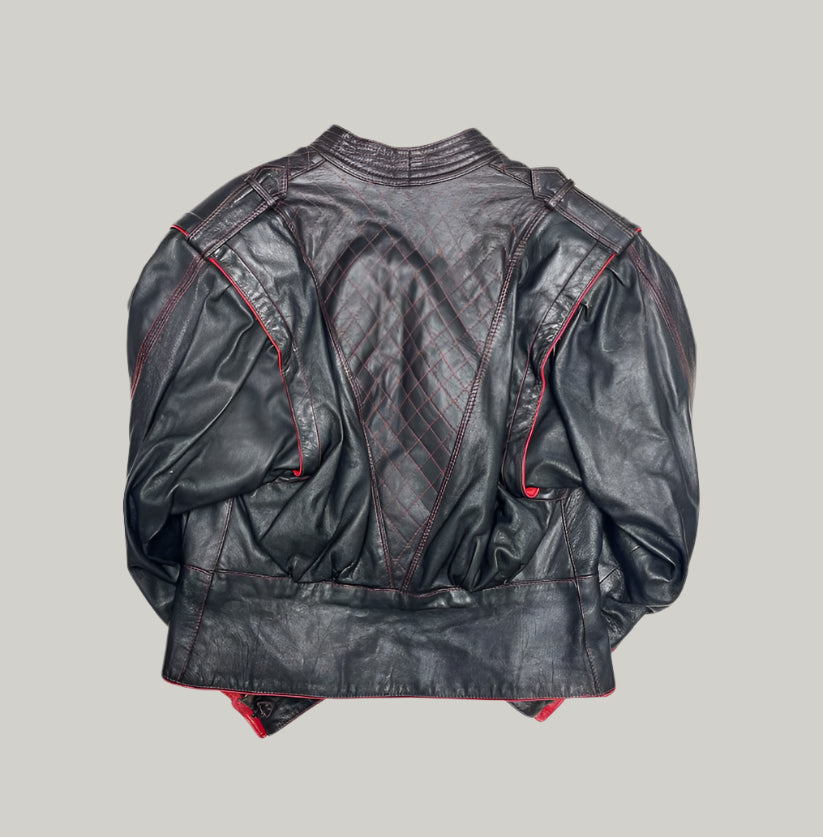 90s Red & Black Zipped Jacket