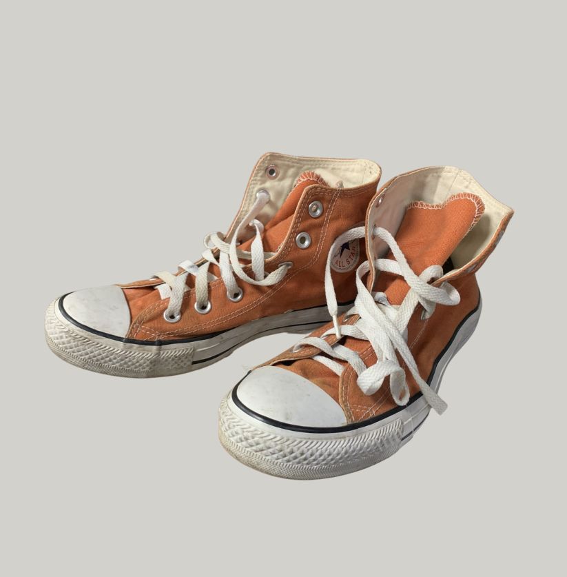 Converse Orange High-Top Sneaker