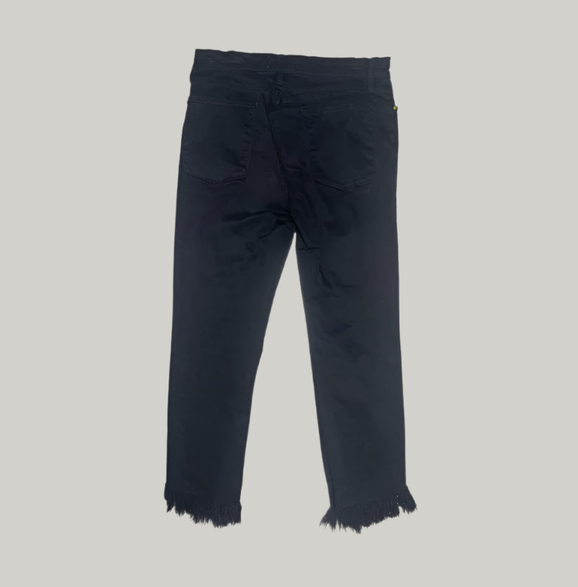 Frame Denim Straight High-Waisted Jeans