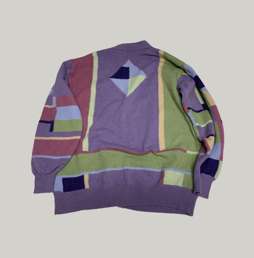 Paco Patchwork Wool Cardigan