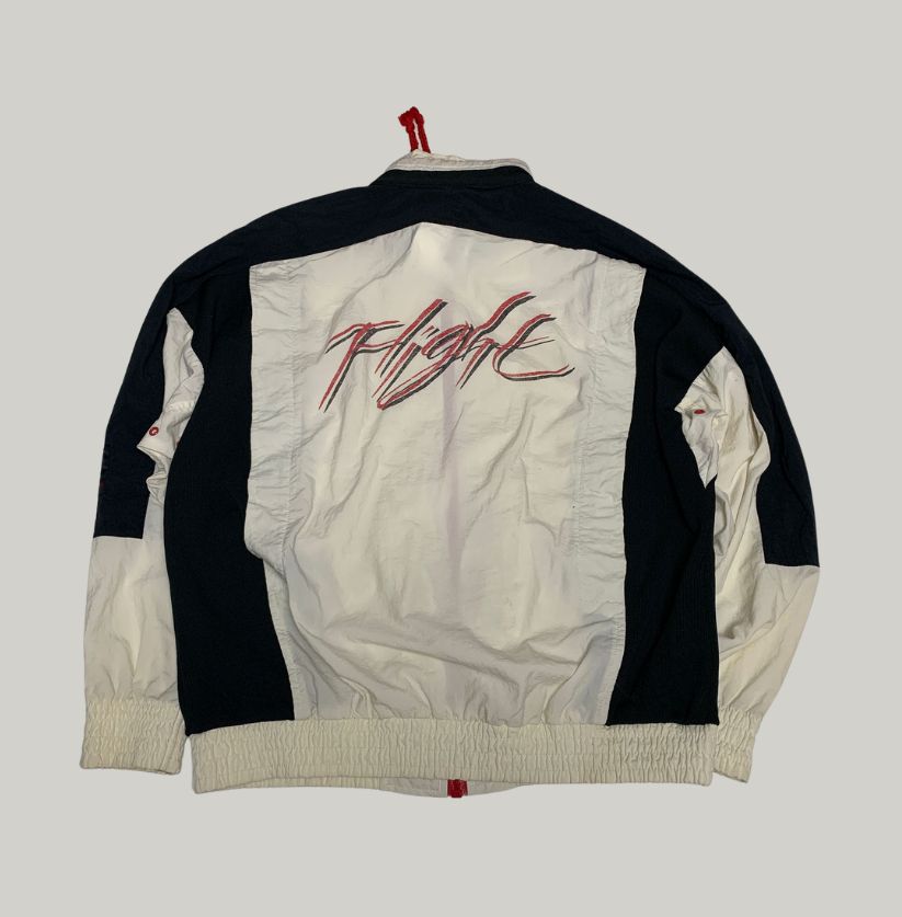 Nike Track Jacket in Cream & Black