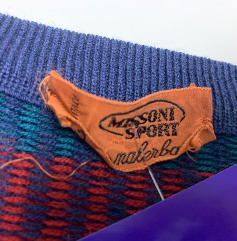 Missoni Striped V-Neck Pullover Sweater
