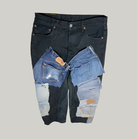 Vintage Mens' Levi's 501 Black Jeans