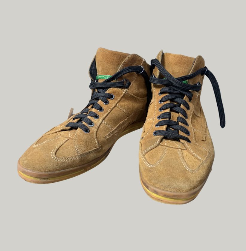 Floris van Bommel Vintage Suede High-Top Sneakers