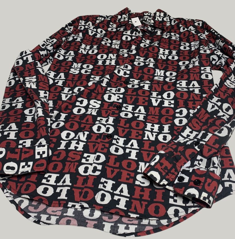 Love Moschino Printed Long Sleeve Shirt