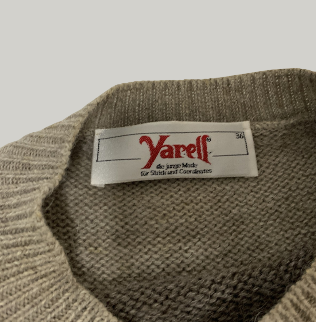 Yarell Hand-Knitted Patchwork Sweater Vest