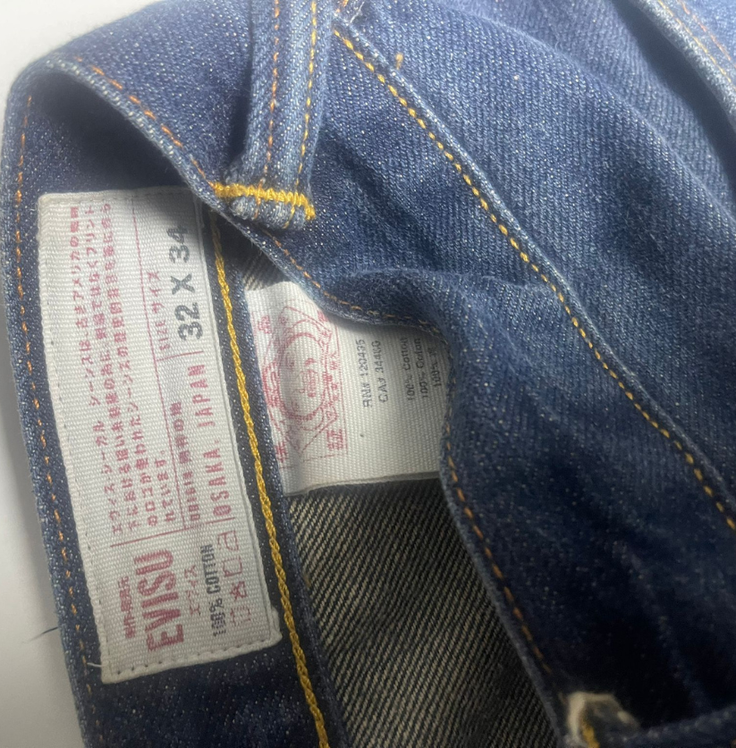 Women’s Vintage Indigo Evisu Jeans