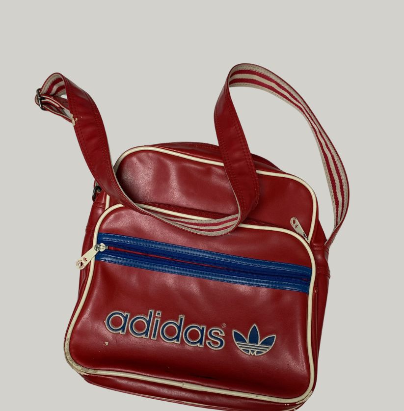 Vintage Adidas Shoulder Bag in Red & Blue