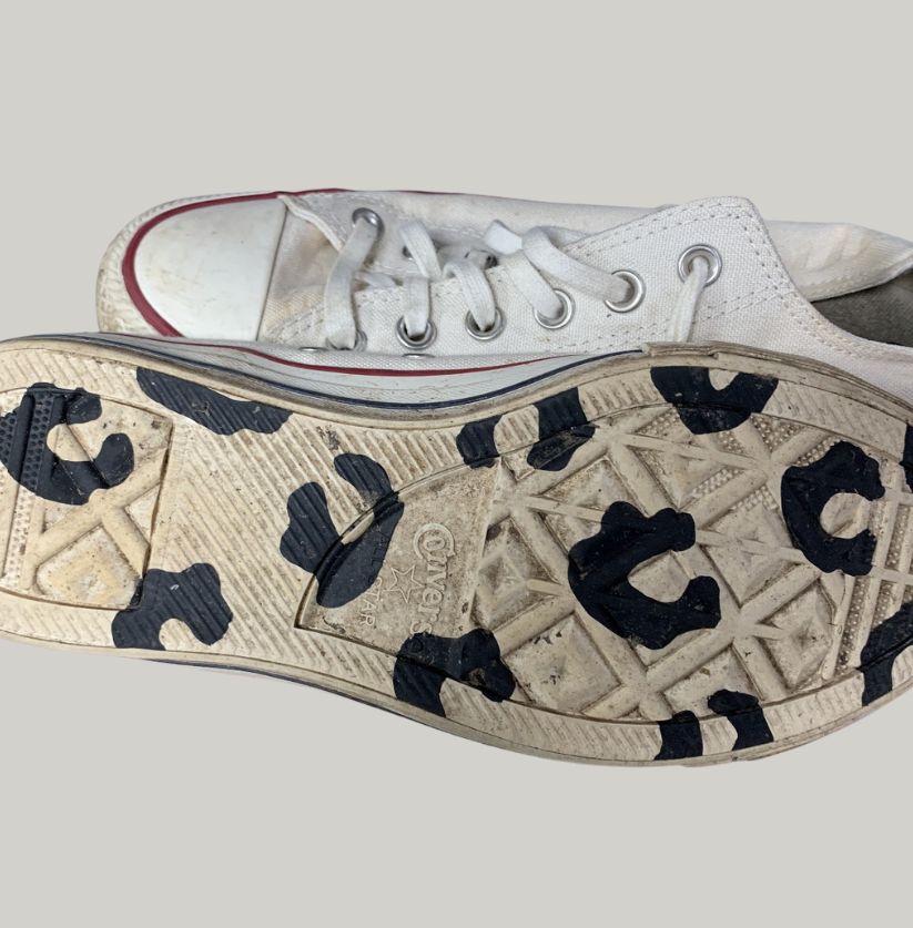 White Converse Low Top Sneakers