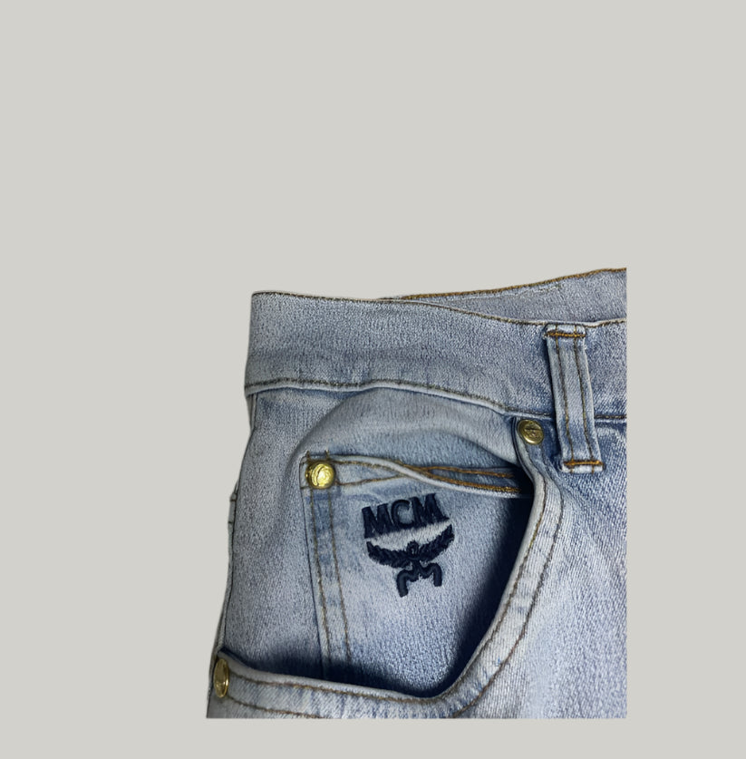 Vintage De Luxe MCM Jeans Diamanté High Waisted