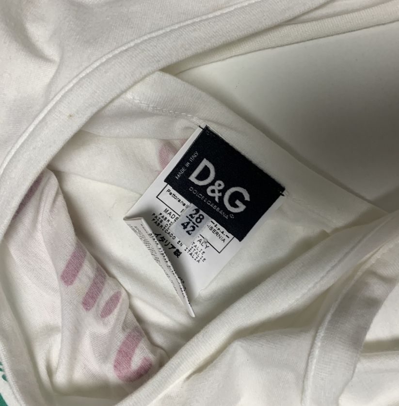 Vintage D&G Denim Skirt & Tank Top Set