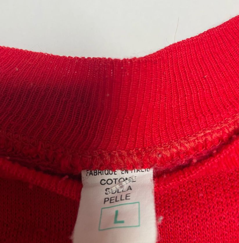 Mickey Mouse Graphic Red Sweatshirt