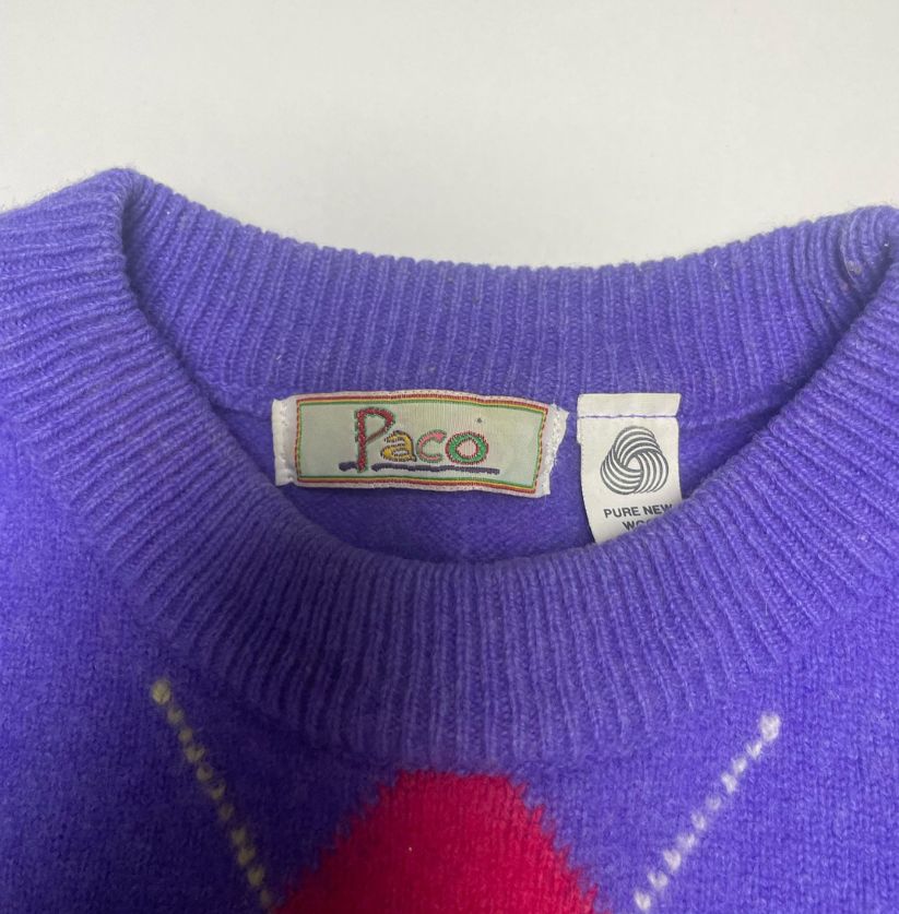 Paco Purple Colorful Jumper