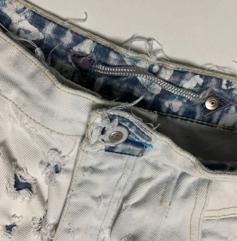 Major Damage Ripped Style Jacket & Jeans Set