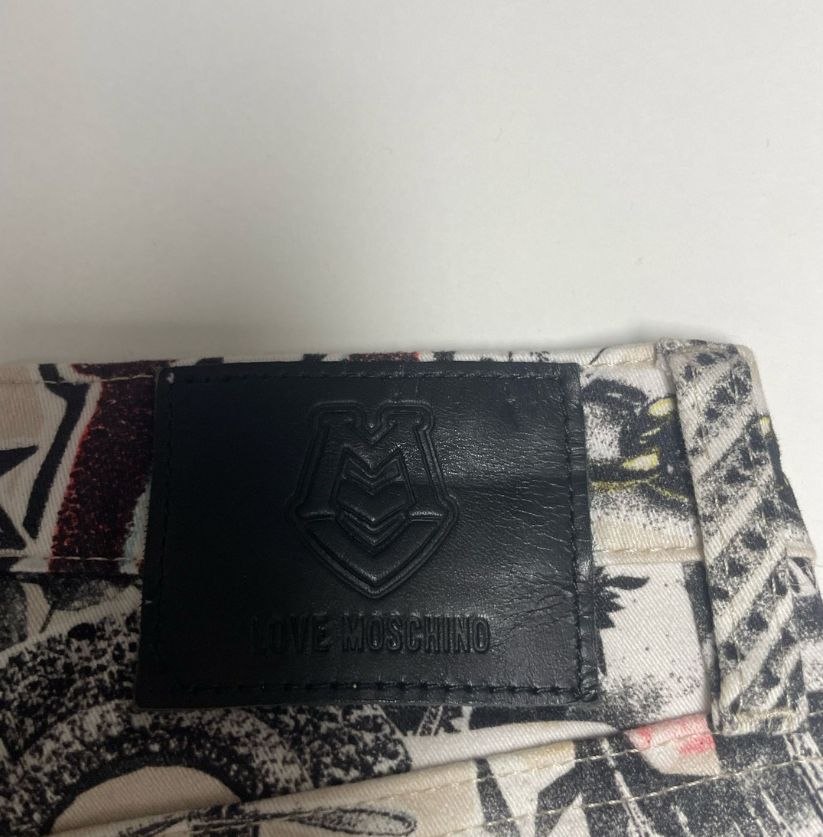 MOSCHINO Collage Patterned Jeans