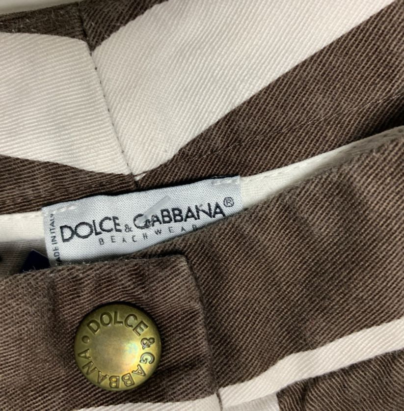 Dolce & Gabbana Beachwear Striped Shorts