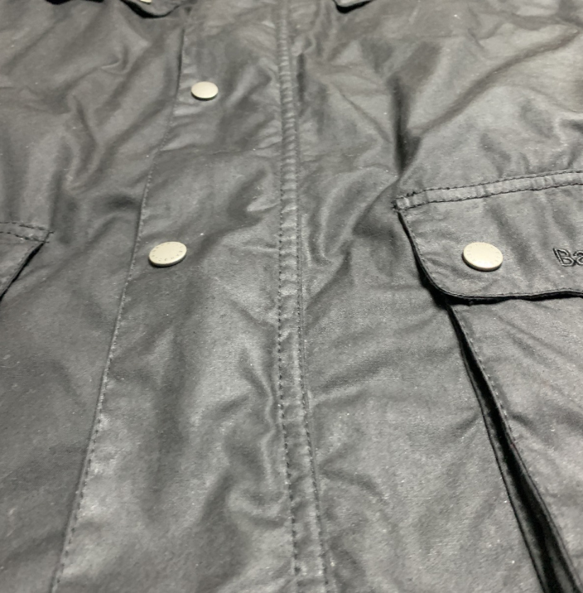 Barbour International Black Waxed Jacket