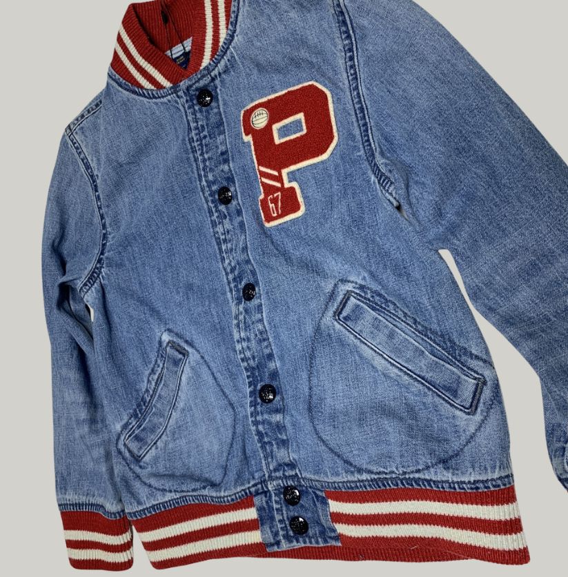 Polo Ralph Lauren Denim Varsity Jacket