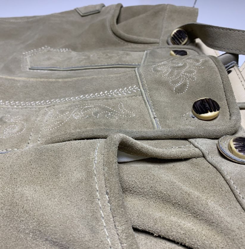 St. Peter Country Beige Leather Lederhosen