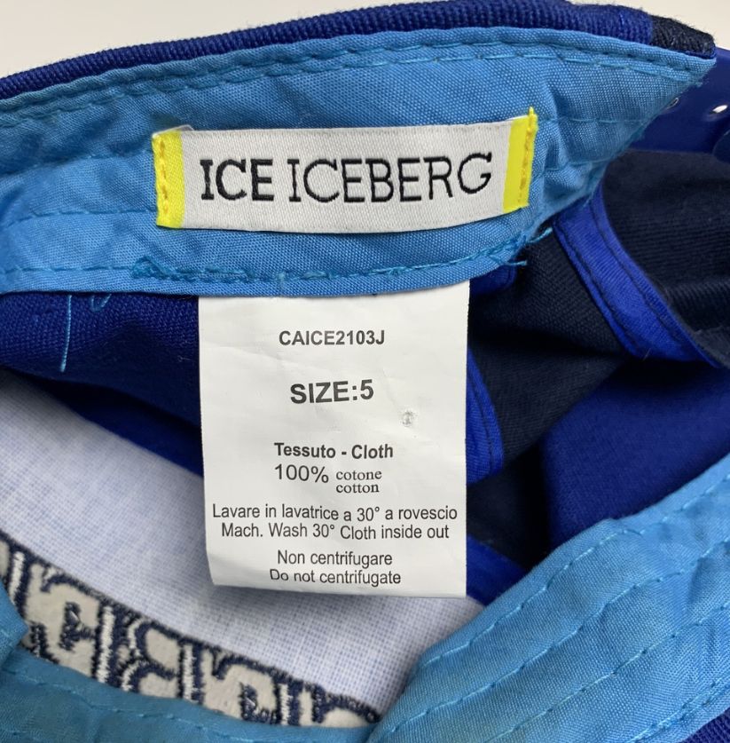 Iceberg Multi-Blue Baseball Cap for Kids