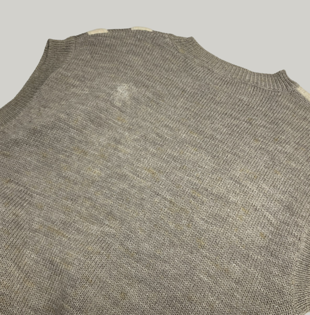 Yarell Hand-Knitted Patchwork Sweater Vest