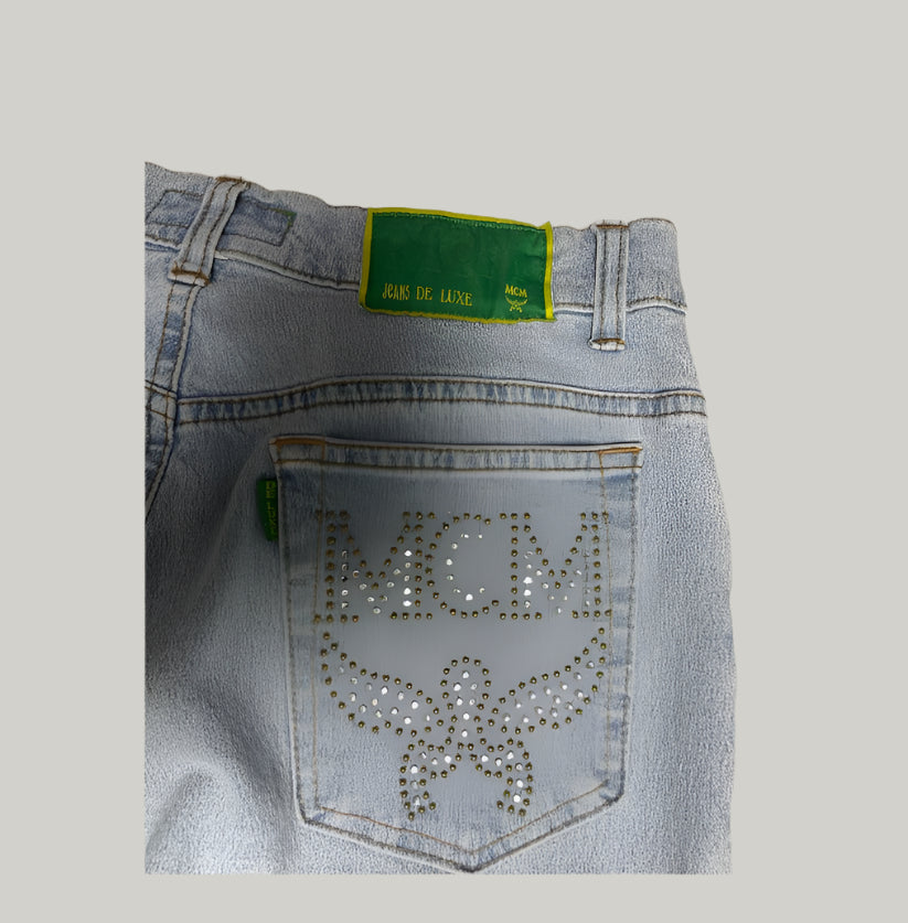 Vintage De Luxe MCM Jeans Diamanté High Waisted