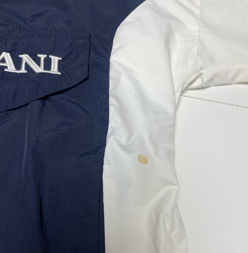 Karl Kani Retro High Neck Navy Blue Jacket