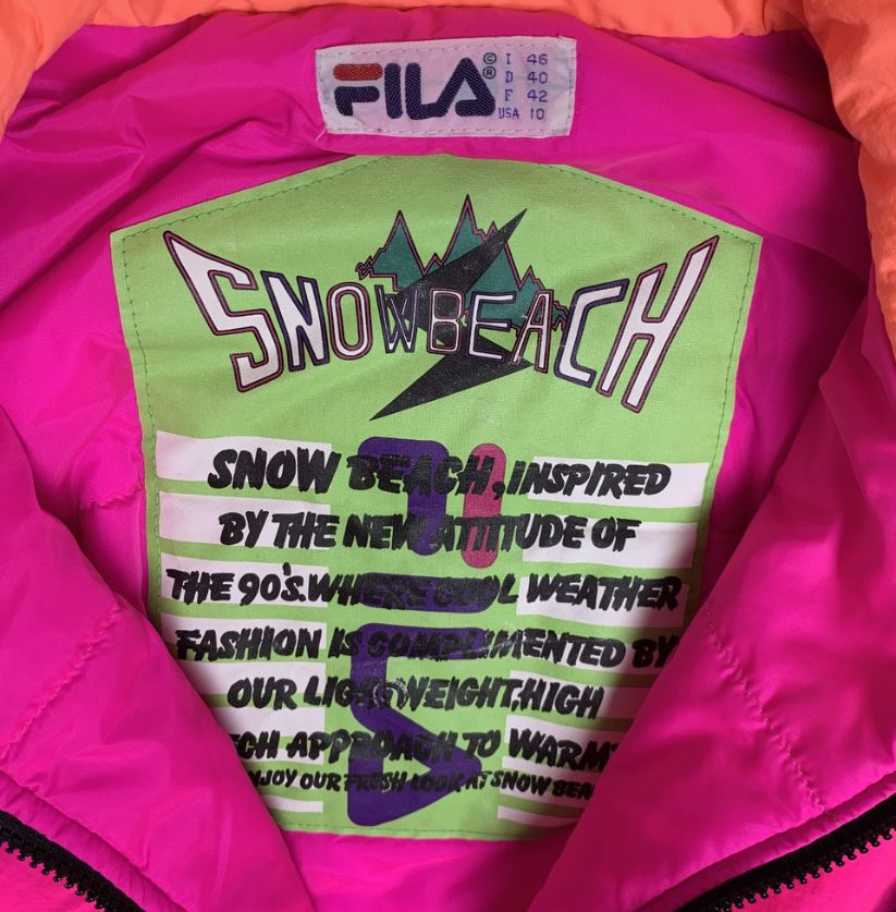 Fila Snow Beach Vintage Ski Suit