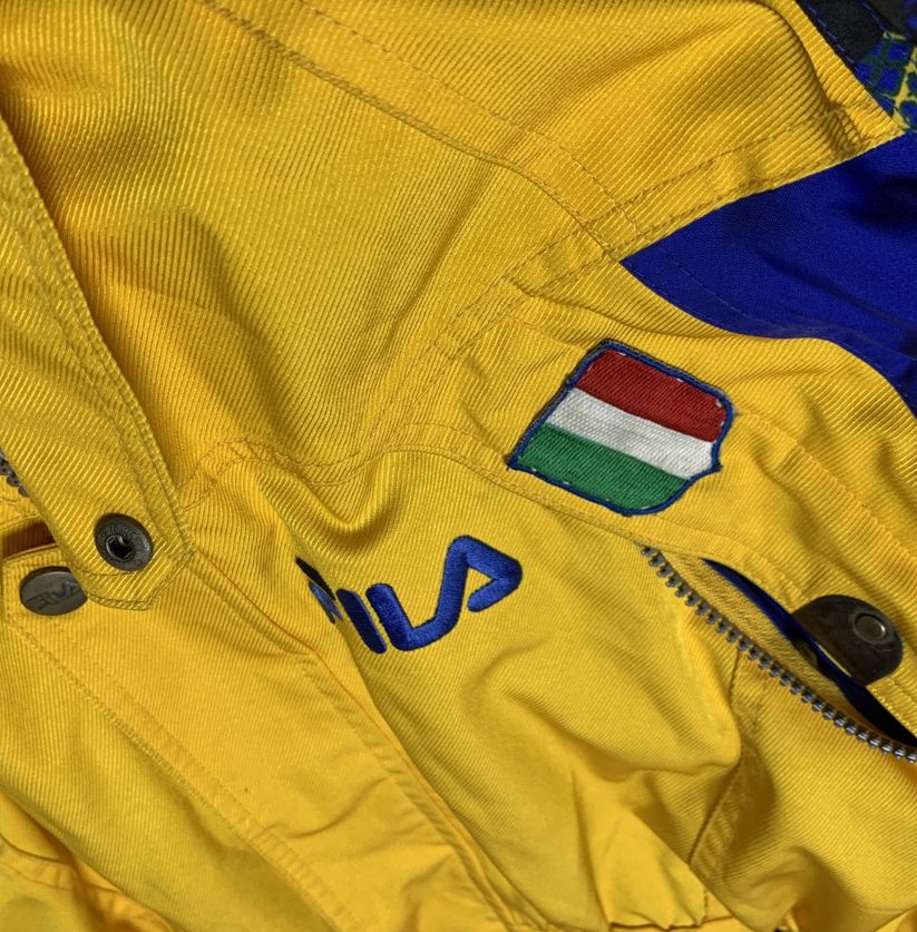 Fila Blue & Yellow Ski Suit "Ski Team" Edition