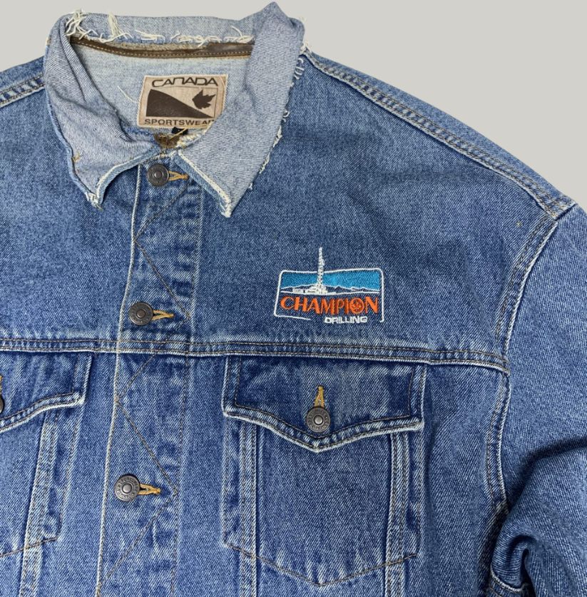 CANADA Sportswear Blue Denim Jeans Jacket