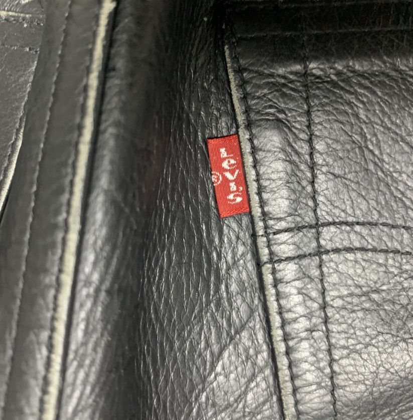 Levi’s Black Leather Jeans