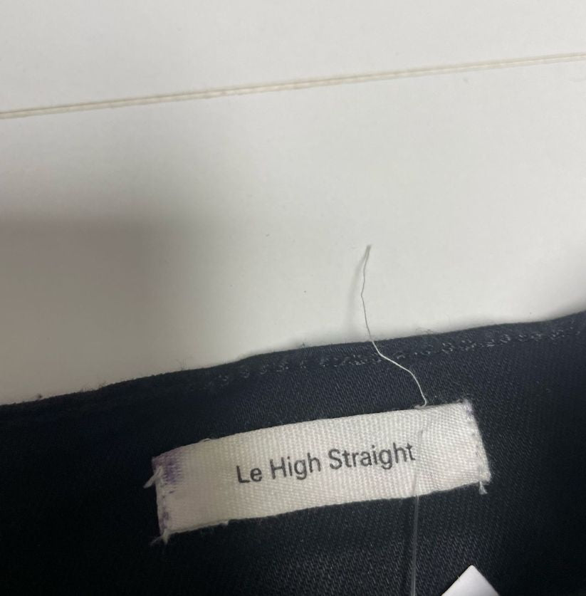 Frame Denim Straight High-Waisted Jeans