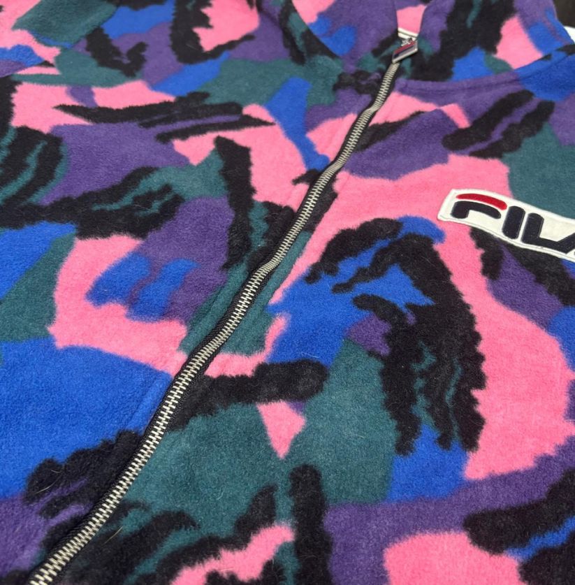 Limited Edition FILA Camouflage Fleece Jacket