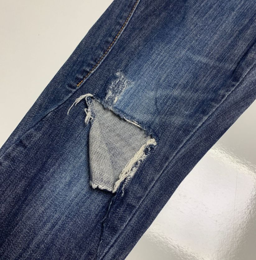Women's Miss Sixty Distressed Denim Jeans with Zippers