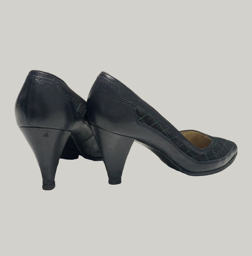 Gianni Versace Vintage Navy Heels