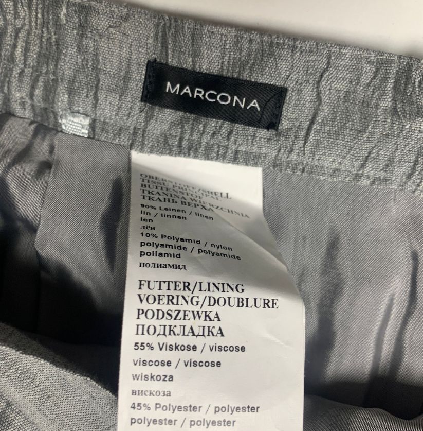 MARCONA Grey Crinkle Fabric Co-ord Set