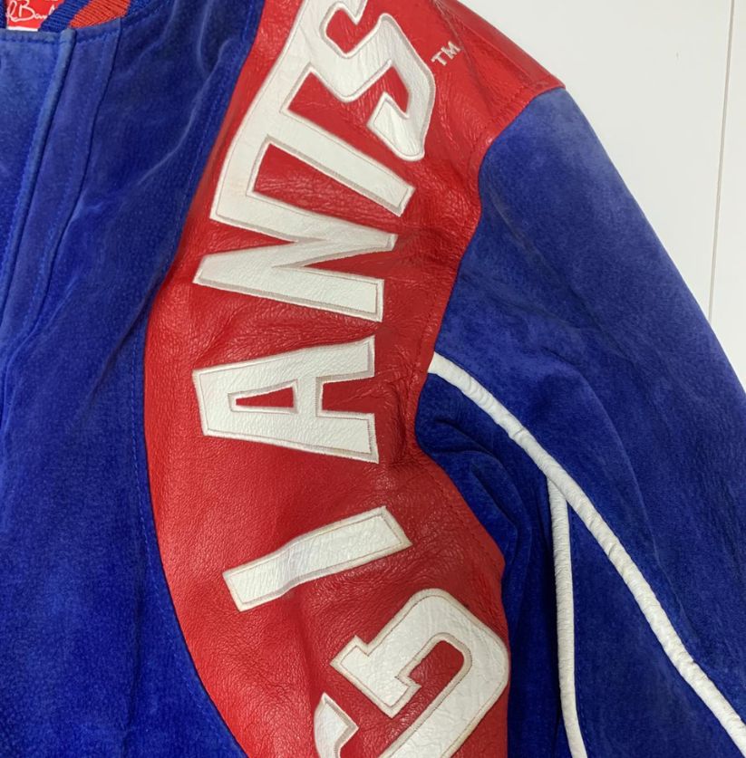 G-III & Carl Banks Suede and Leather Varsity Jacket