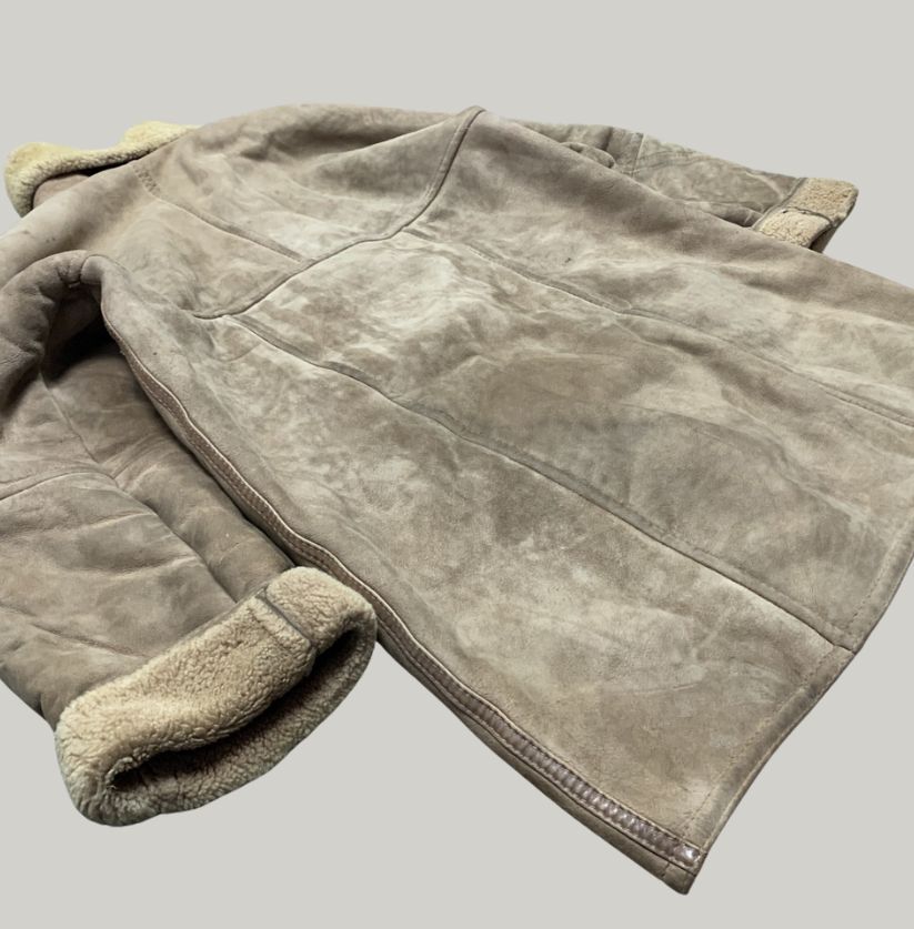 Full Length Tan Sheepskin Coat