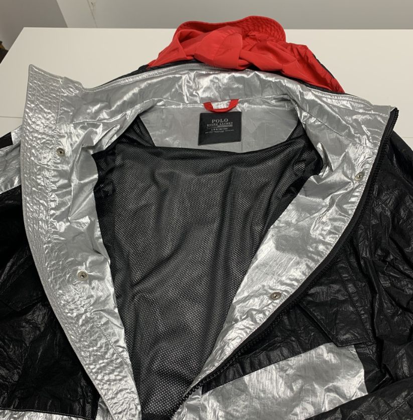 Polo Ralph Lauren Performance Silver and Black Jacket