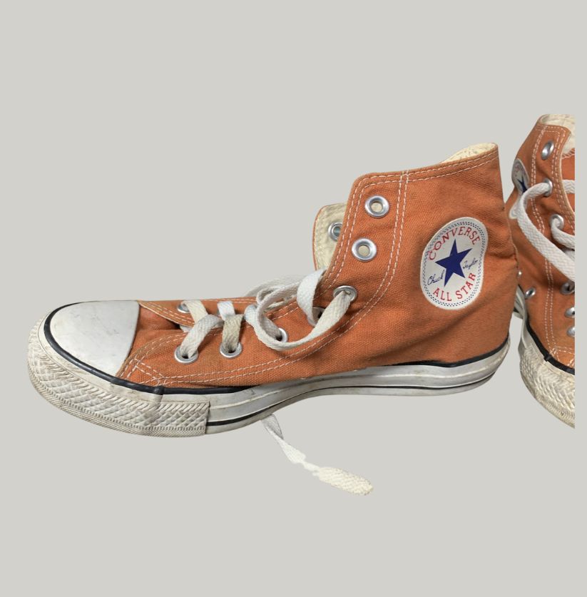 Converse Orange High-Top Sneaker