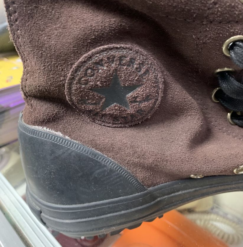 Converse Brown Suede High-Top Sneakers