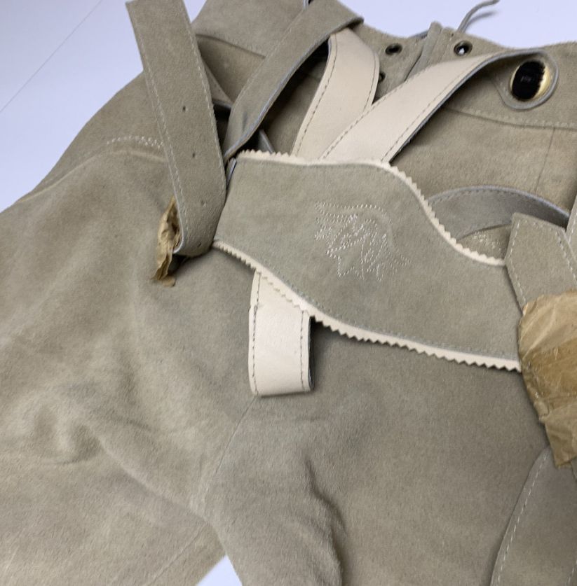 St. Peter Country Beige Leather Lederhosen